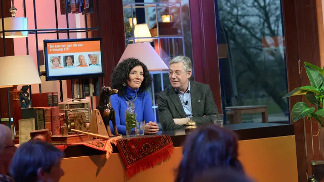 tijdens de opnames van Nederland op de sofa