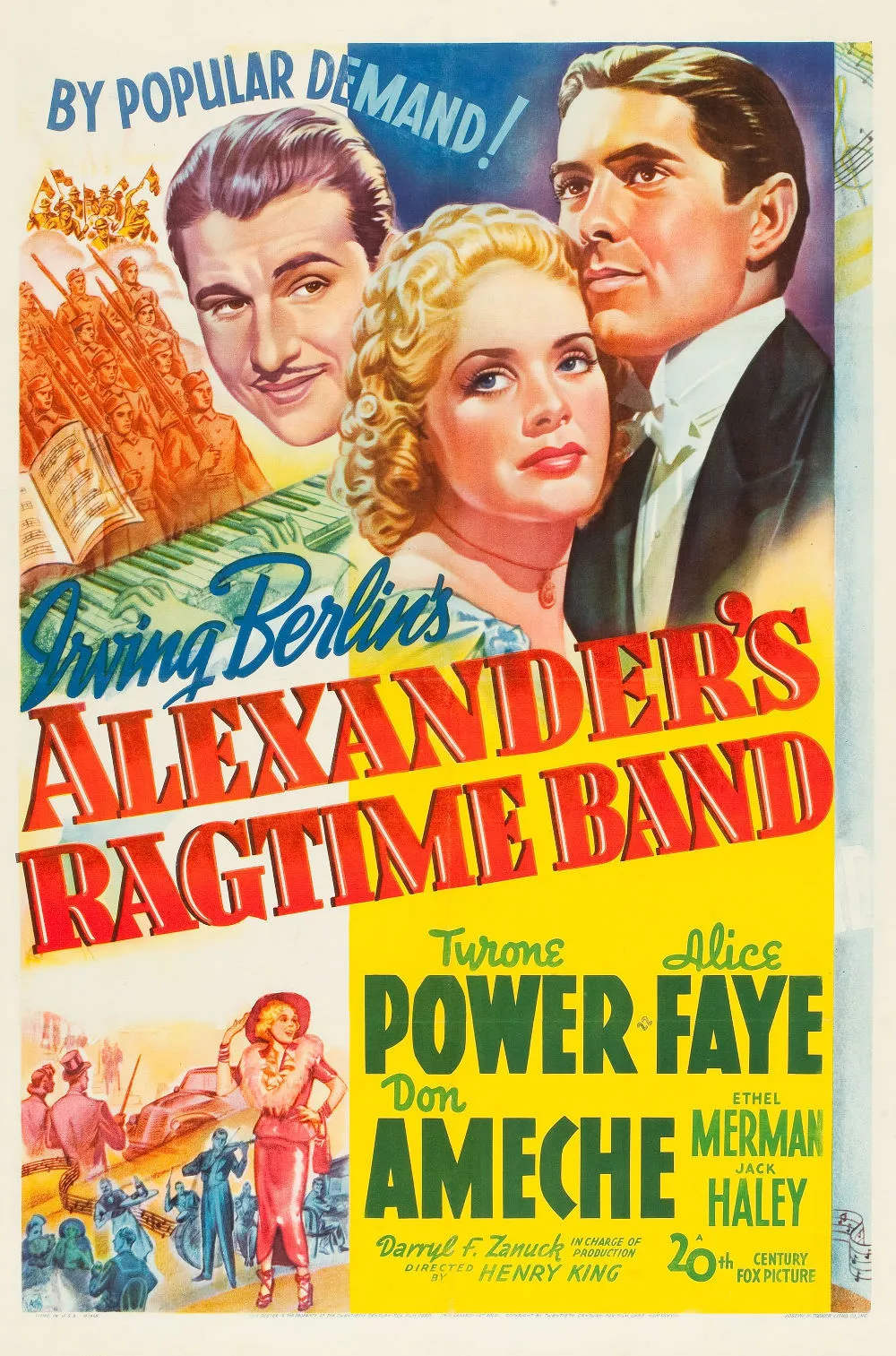 Alexander's Ragtime Band poster