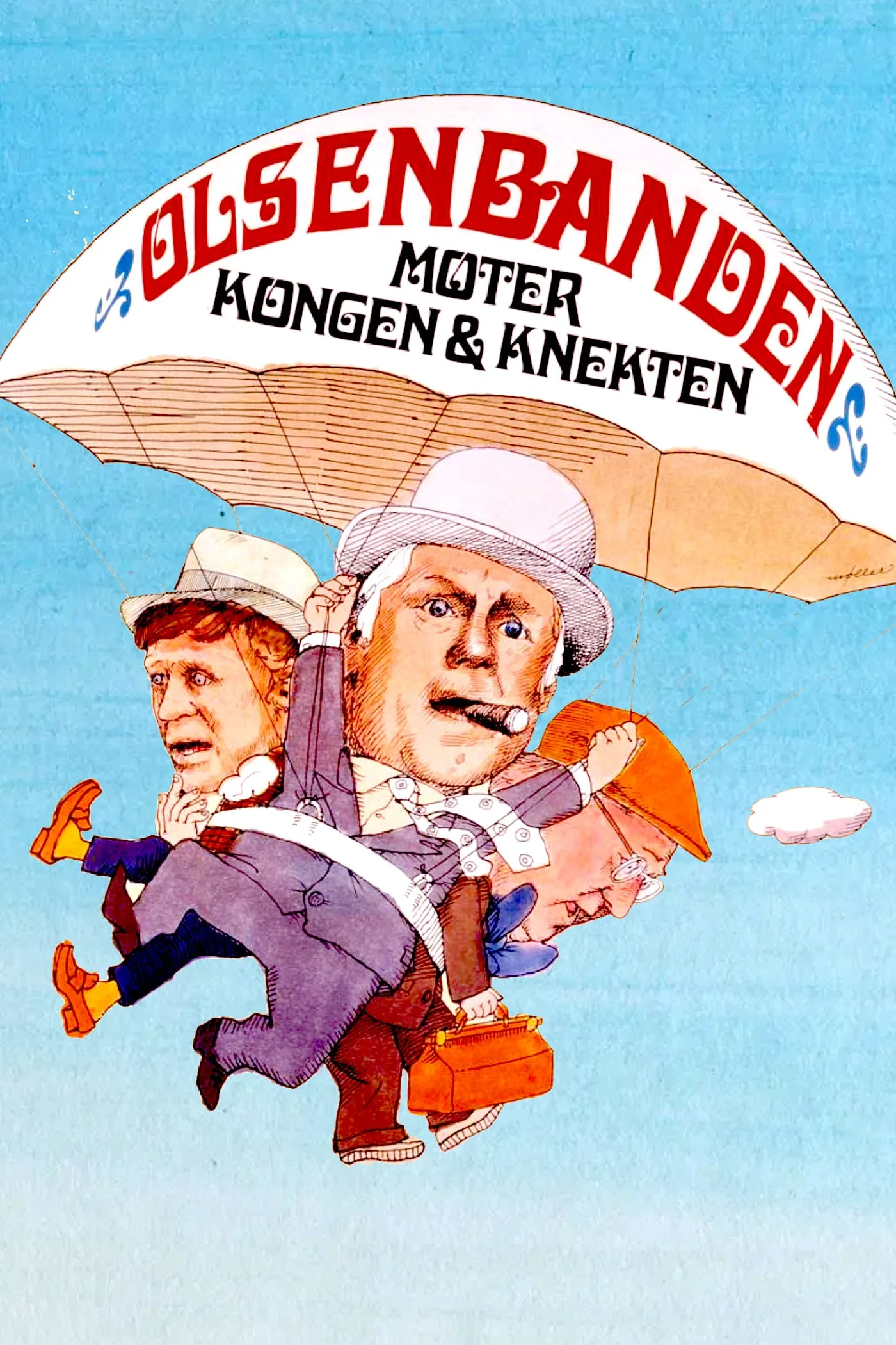 Olsenbanden möter Konge og Knekt poster