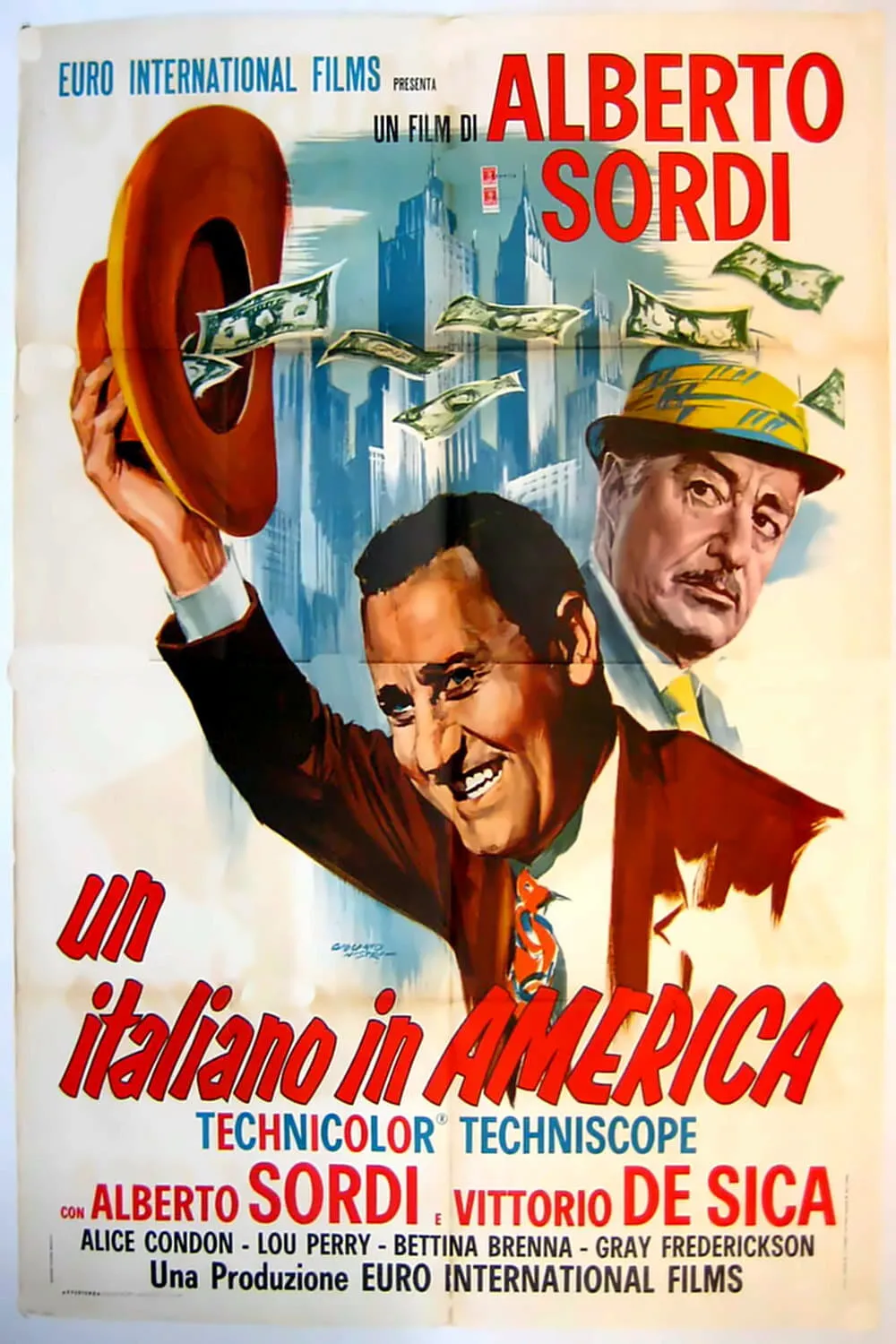 Un italiano in America poster