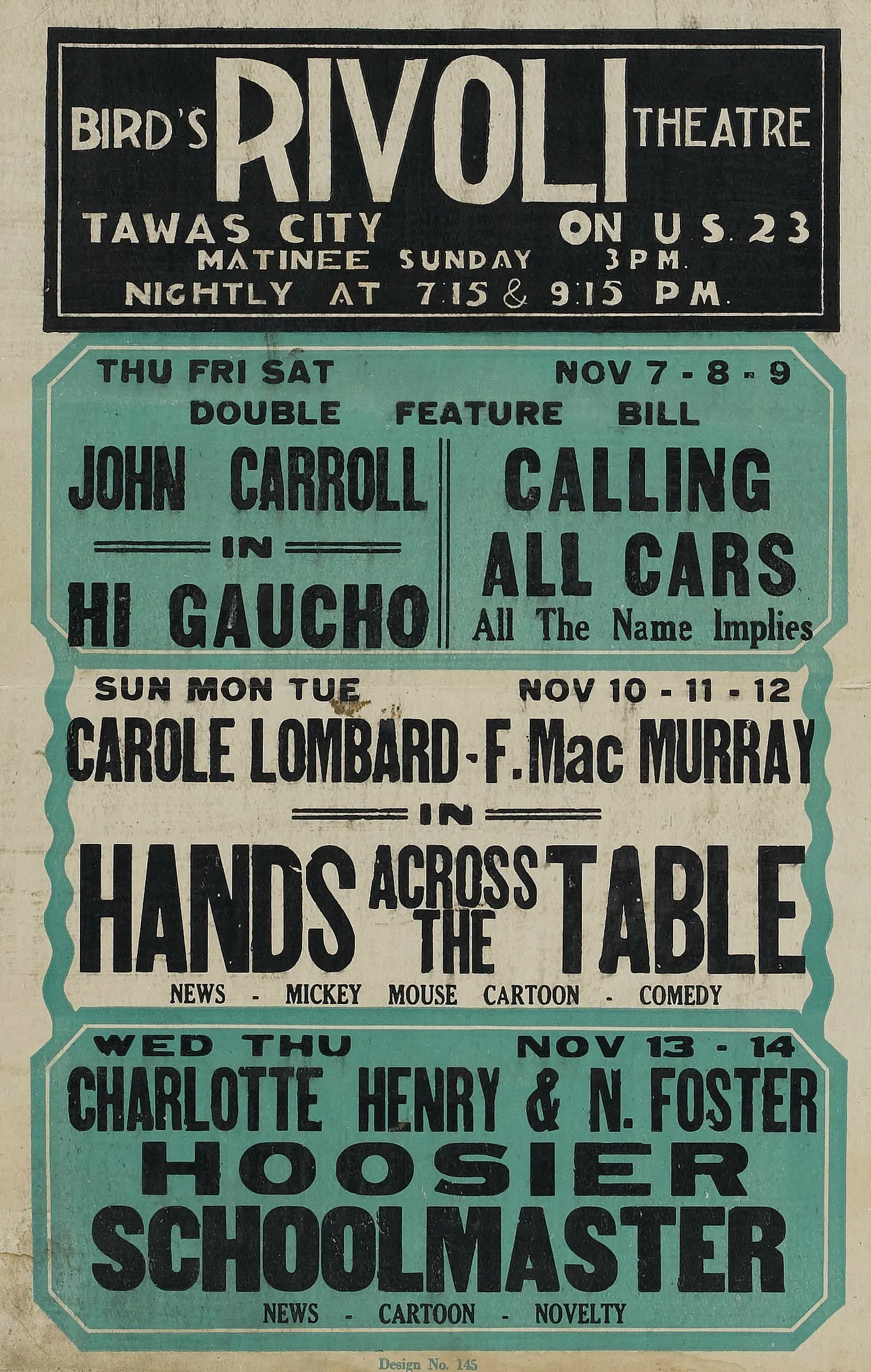 Hoosier Schoolmaster poster