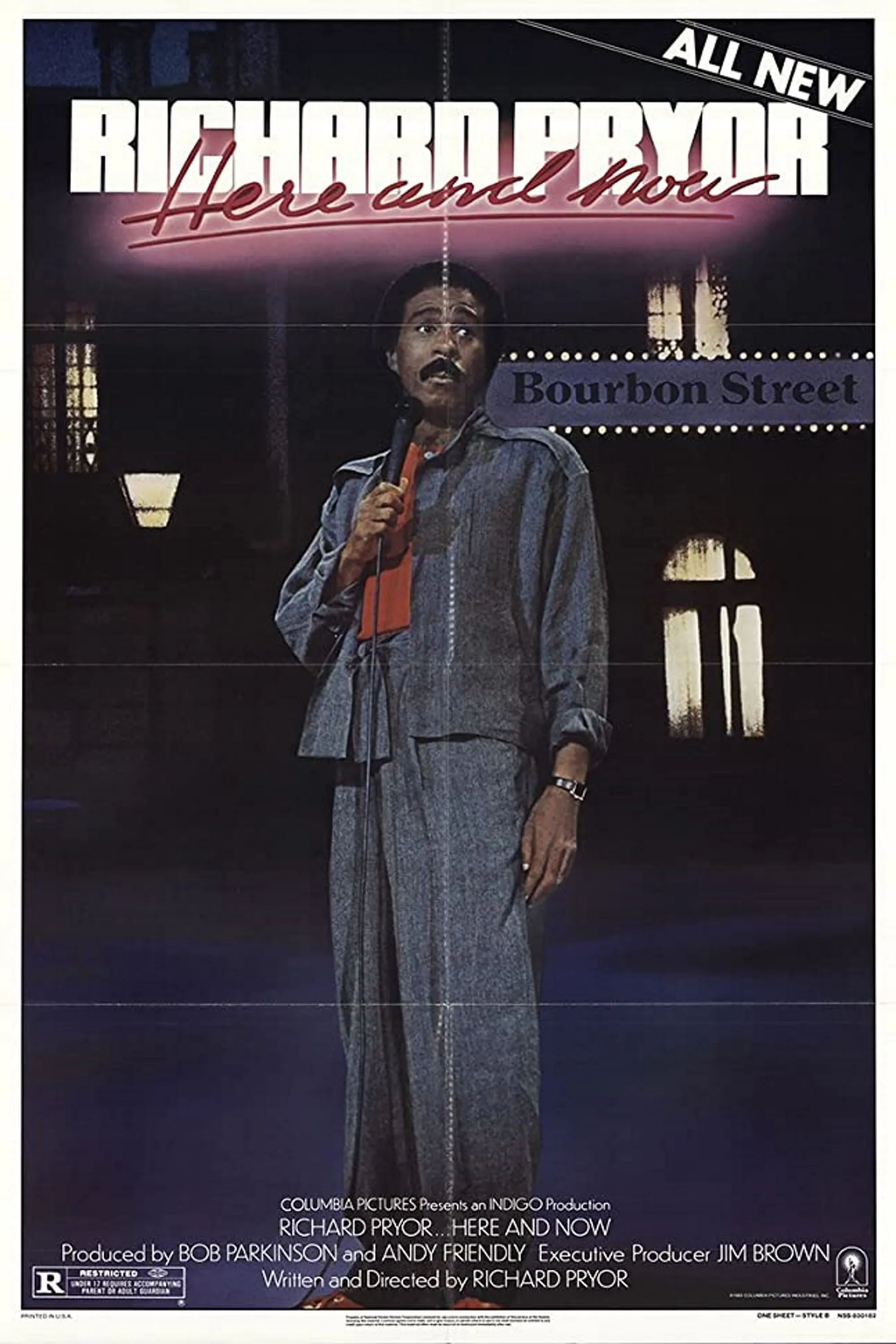 Richard Pryor Here and Now poster