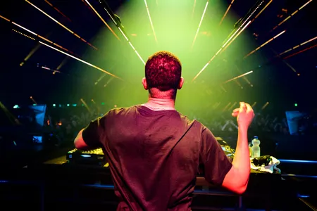 William Djoko bij DGTL in de Scheepsbouwloods tijdens ADE21