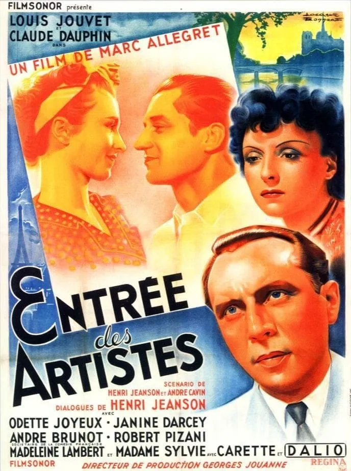 Entrée des artistes poster
