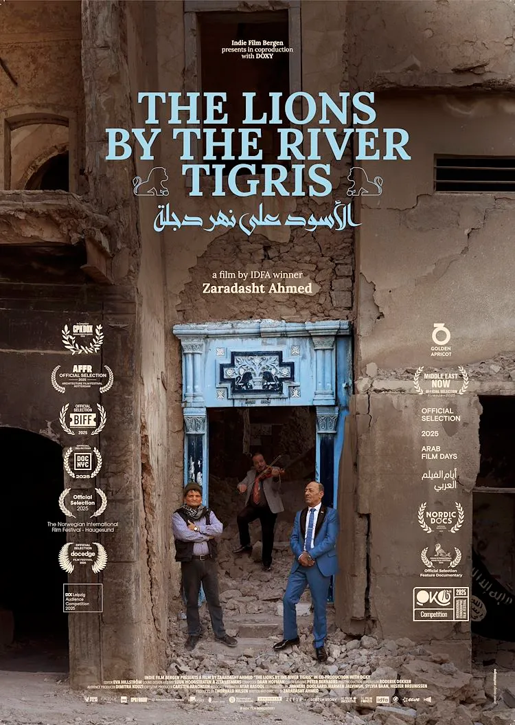 The Lions by the River Tigris poster