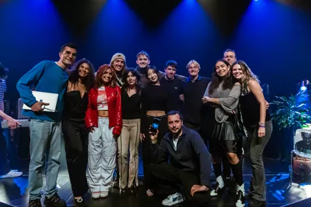 Hajo Krijger met alle deelnemers van Incepted bootcamp