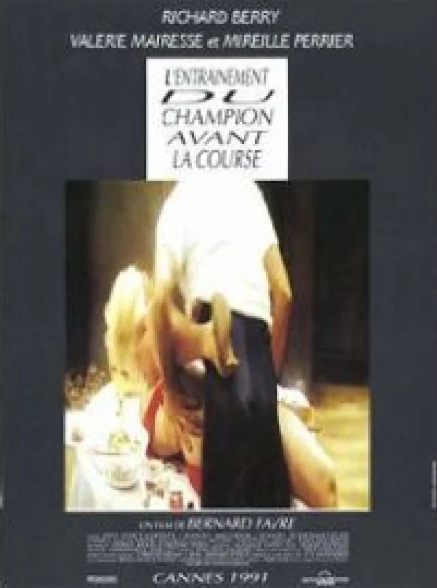 L'entraînement du champion avant la course poster