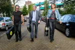 V.l.n.r.: Eric van Eerdenburg (Lowlands), Eduard Nazarski (Amnesty International) en Roosmarijn Reijmer (3voor12radio)
