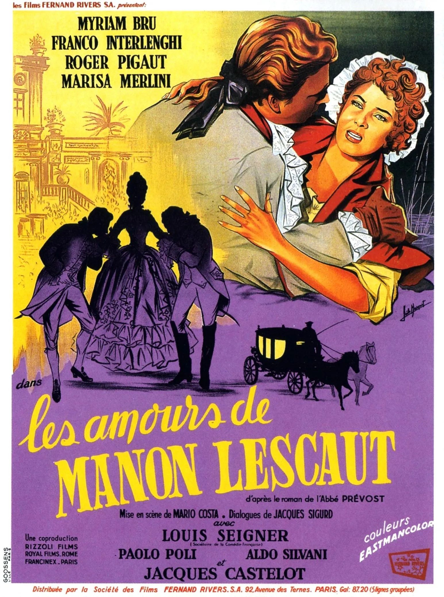 Gli Amori di Manon Lescaut poster