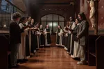 Groep nonnen in de film Los domingos