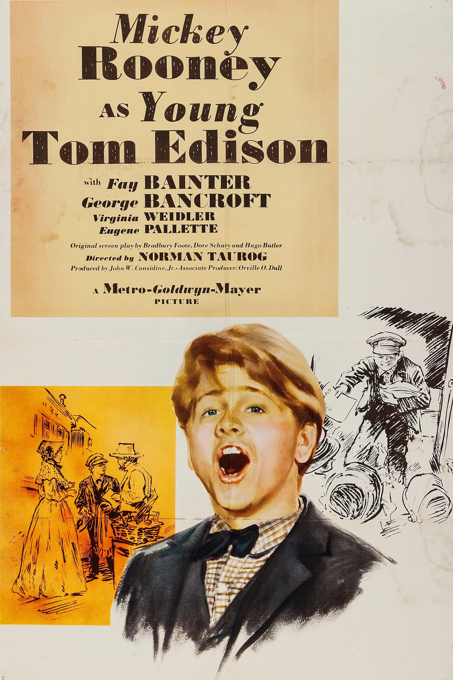 Young Tom Edison poster