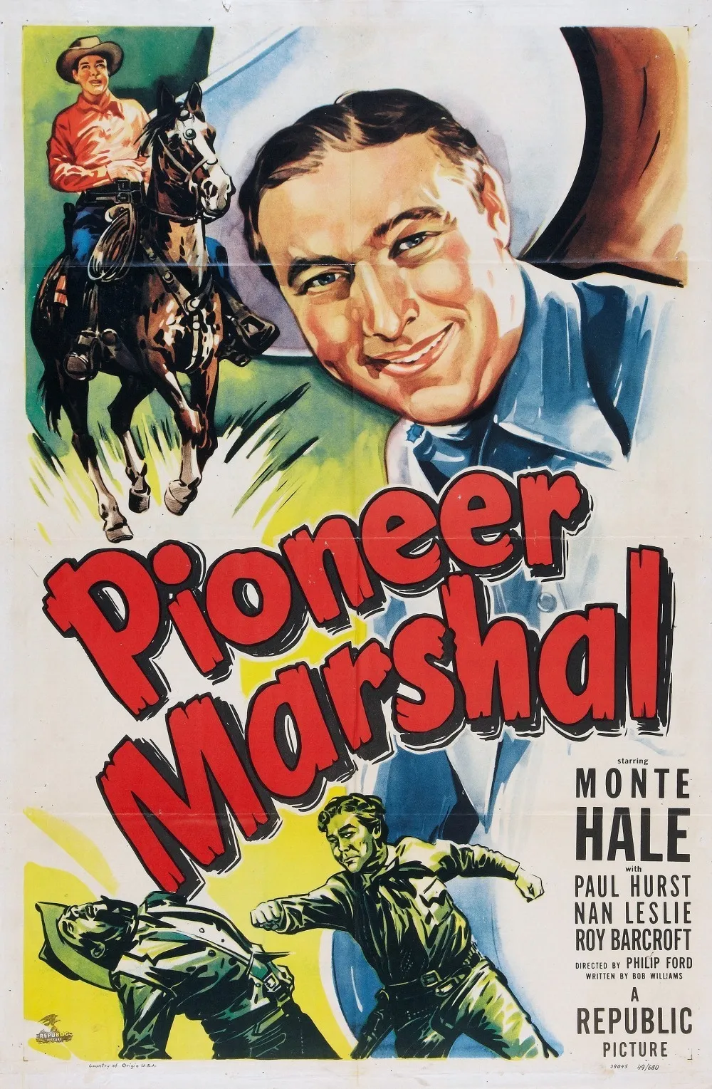 Pioneer Marshal poster