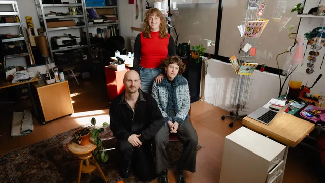 Annebel Vernooij, Kees Willems en Alana van der Valk, makers van 'Hoe zwart is jouw gat?'