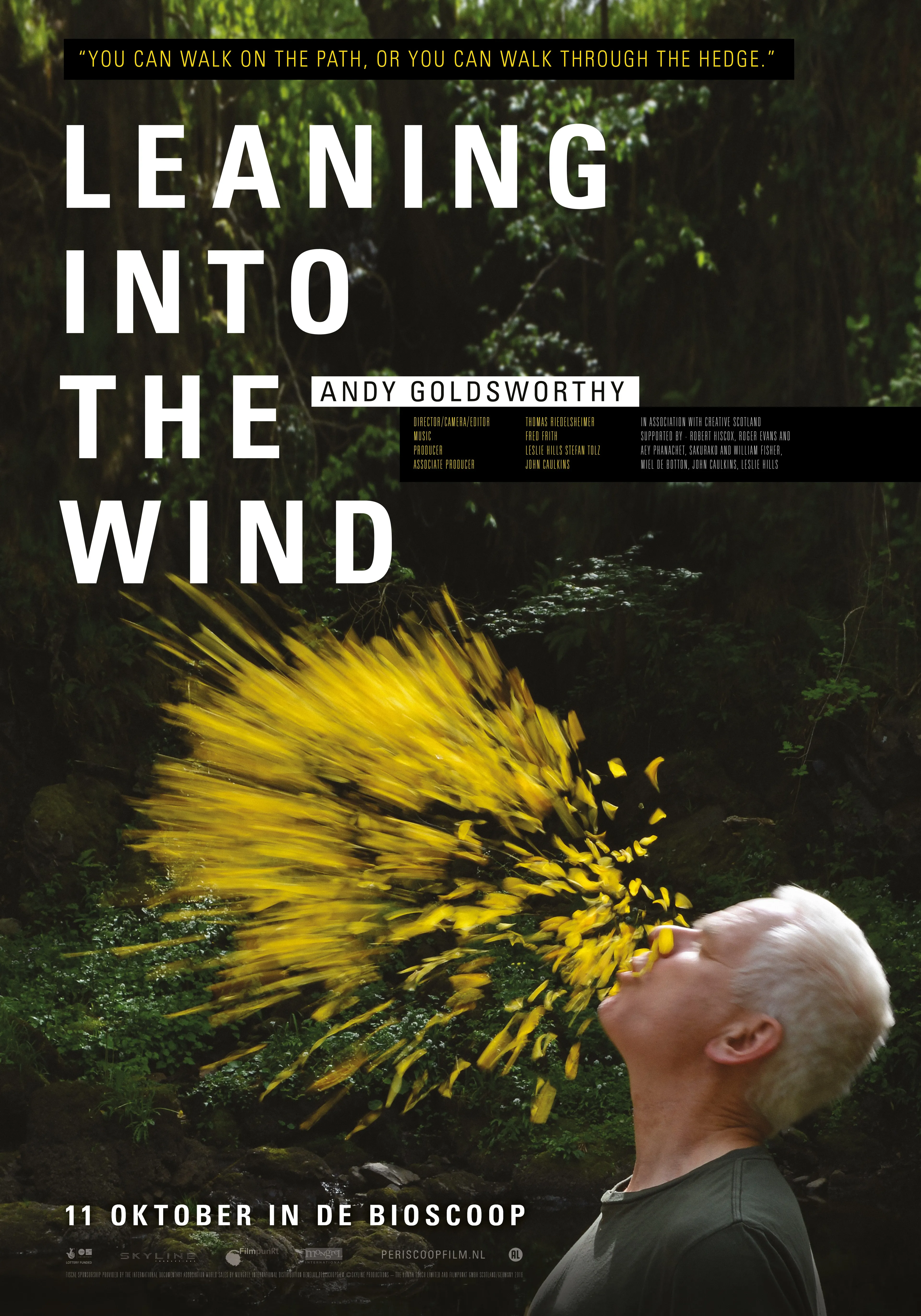 Leaning into the Wind poster