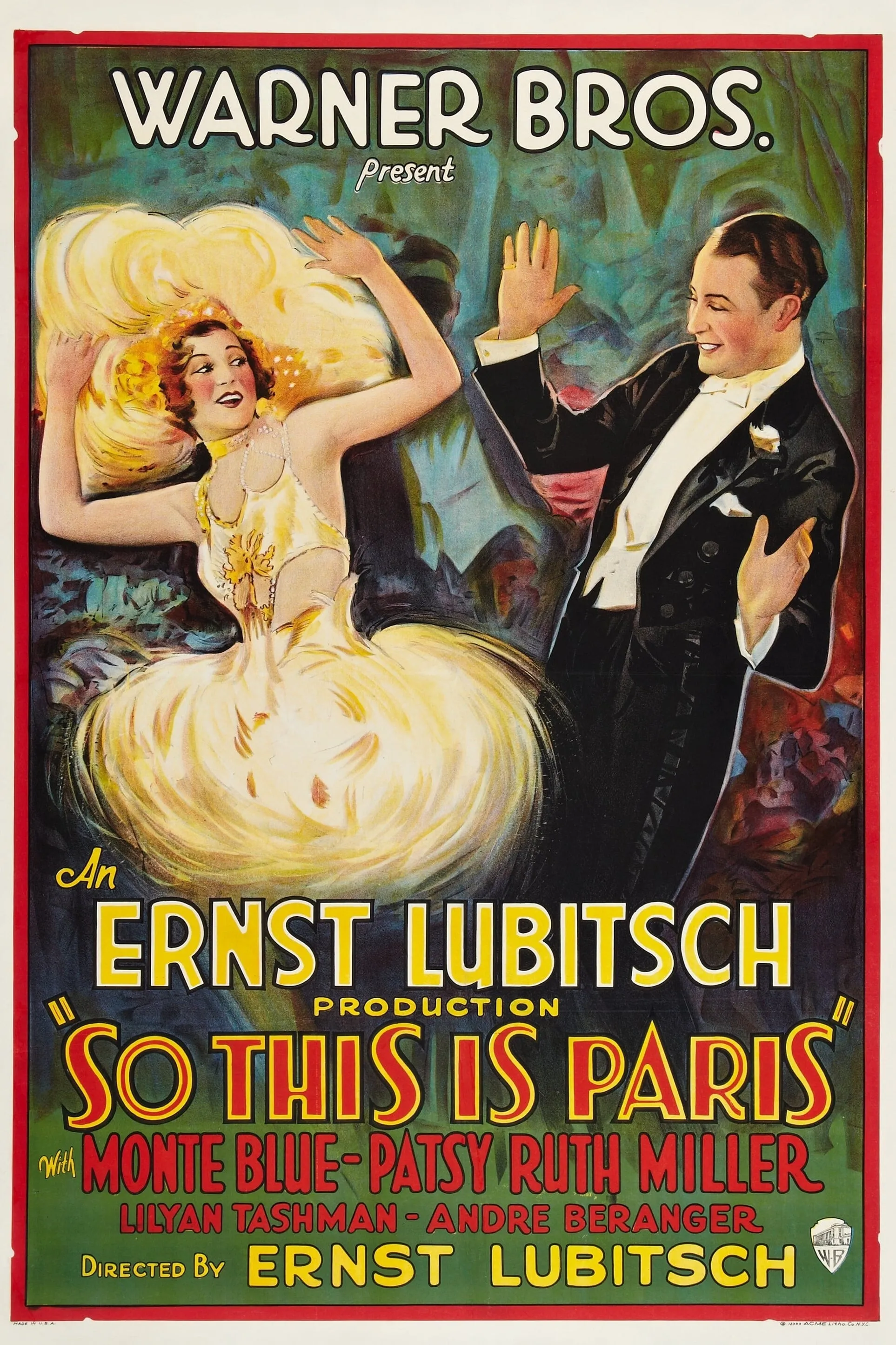 So This Is Paris poster