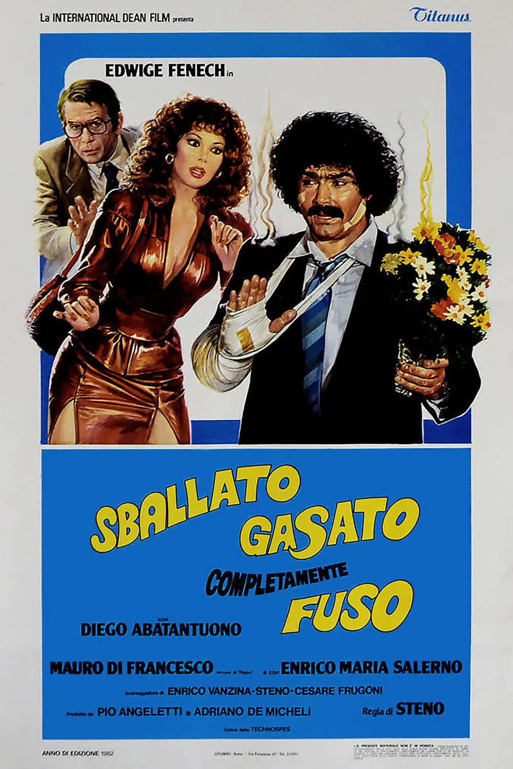 Sballato gasato completamente fuso poster