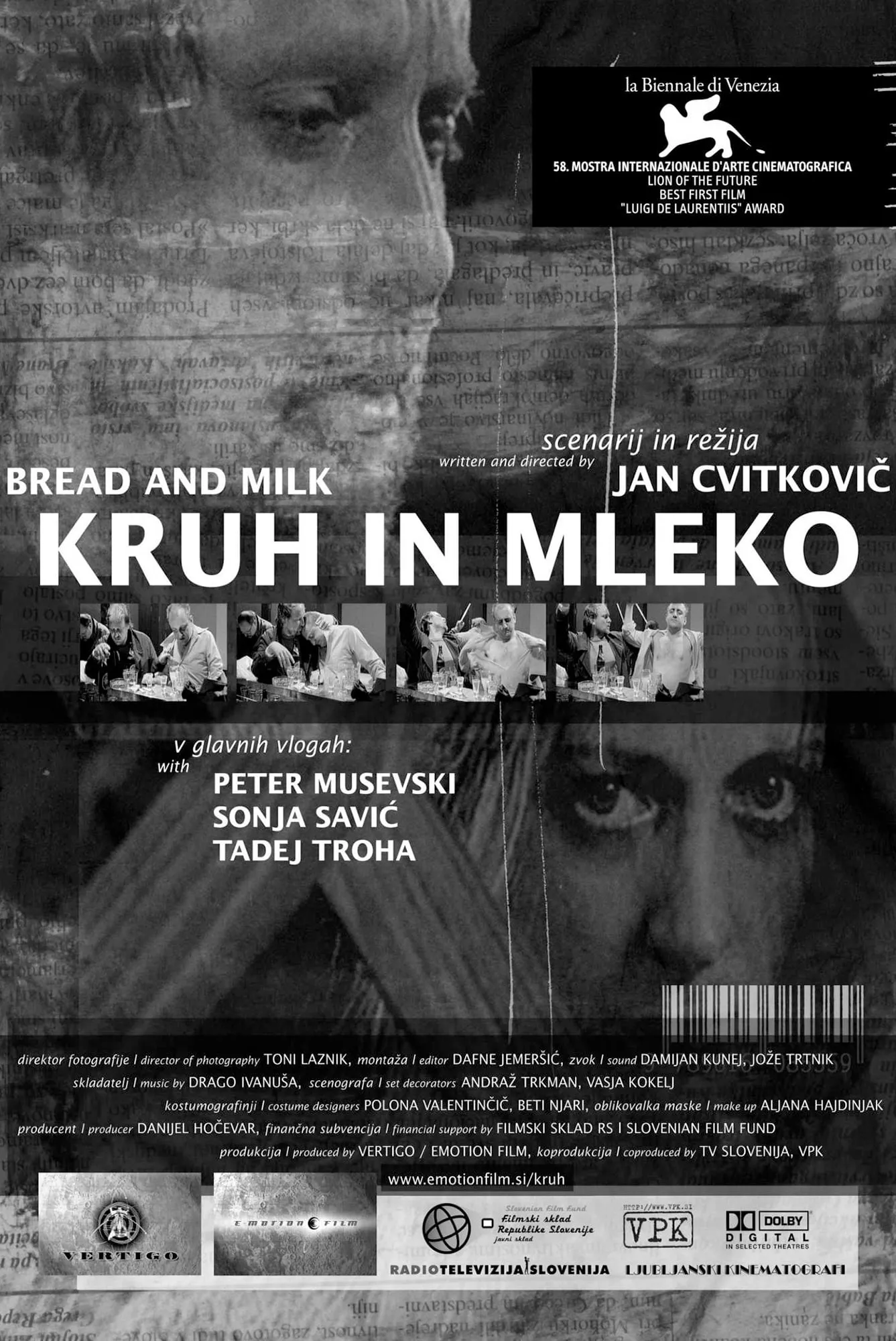 Kruh in mleko poster