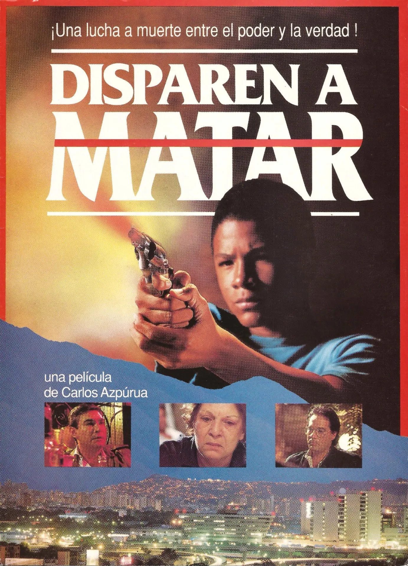 Disparen a matar poster