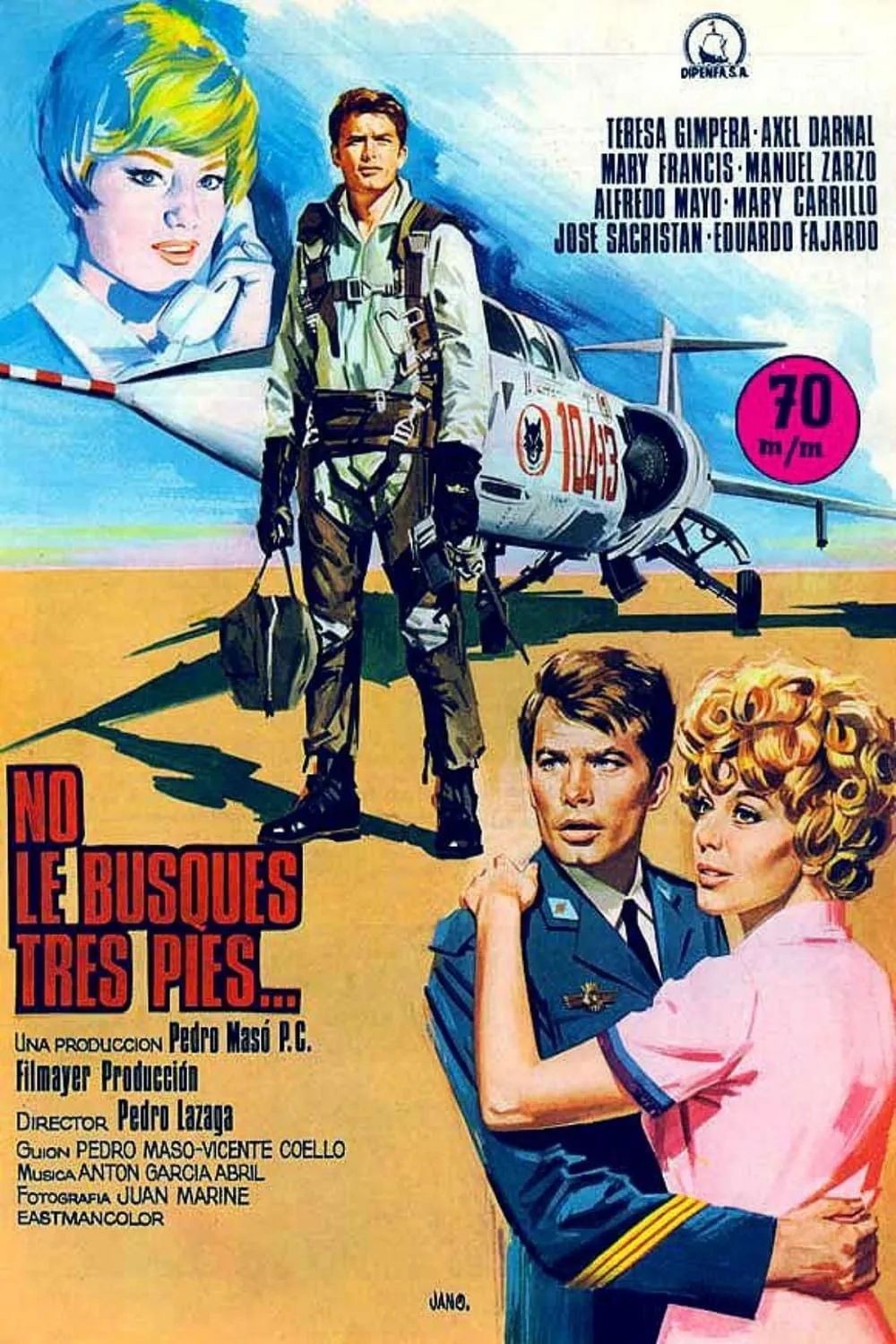 No le busques tres pies... poster