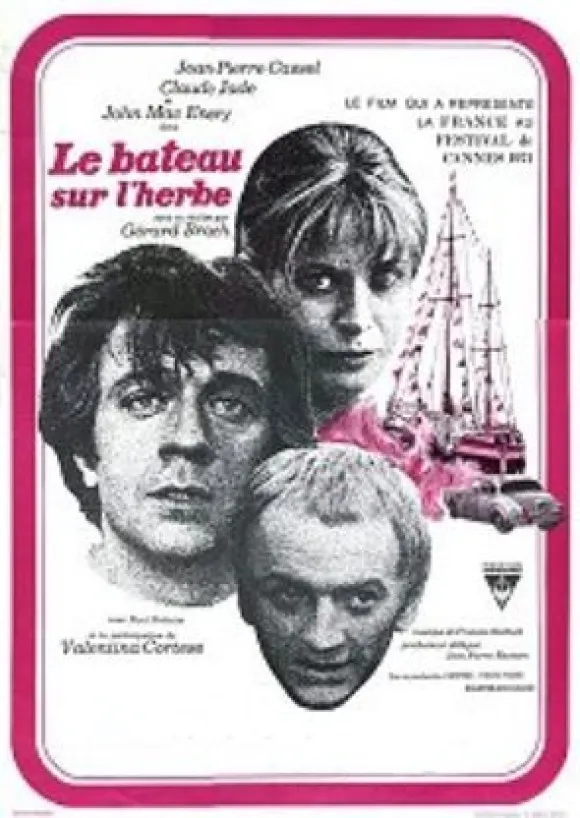 Le Bateau sur l'herbe poster