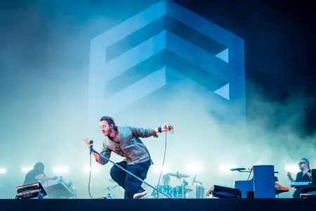 Editors op het Noordpodium tijdens Pinkpop 2023