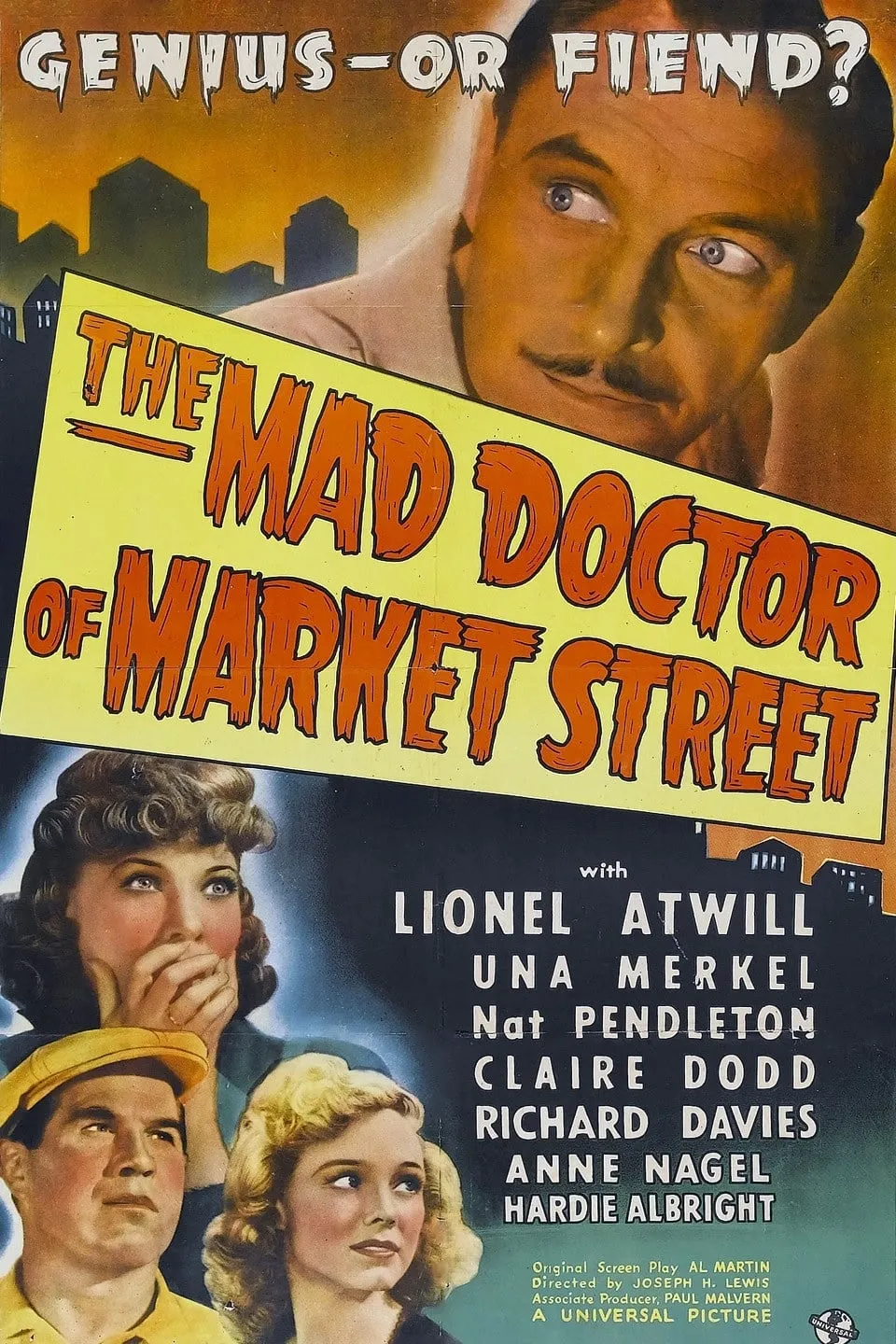 The Mad Doctor of Market Street poster