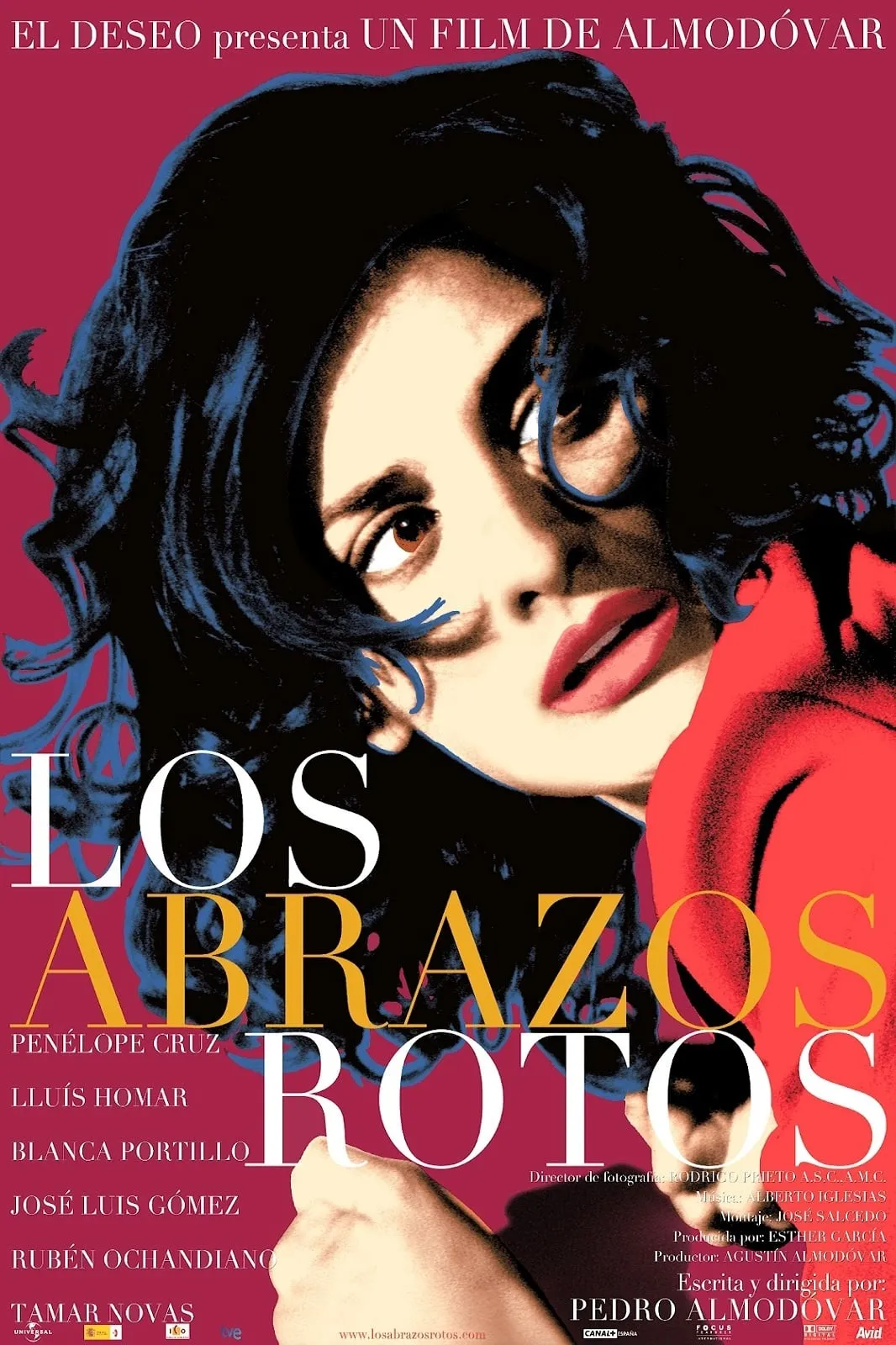 Los abrazos rotos poster