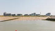 De zee en het strand van Cadzand