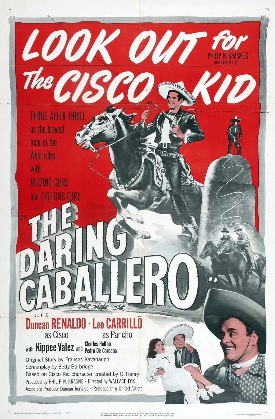 The Daring Caballero poster