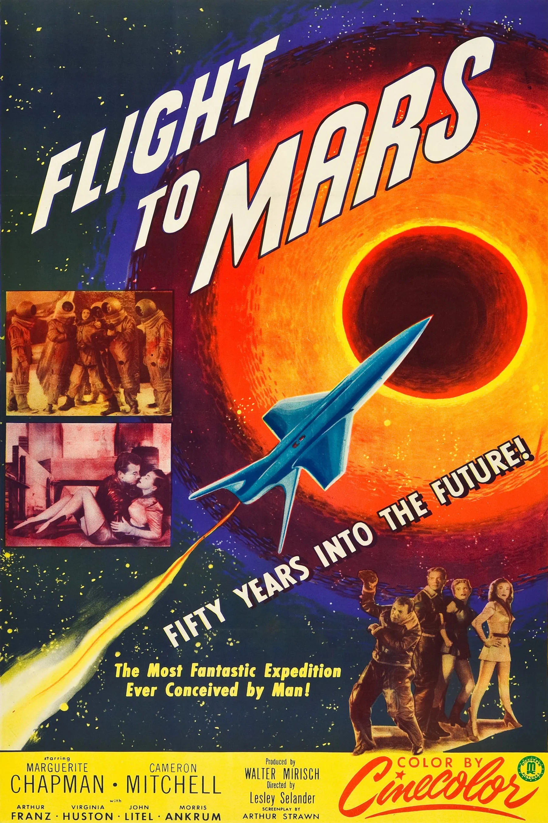 Flight to Mars poster