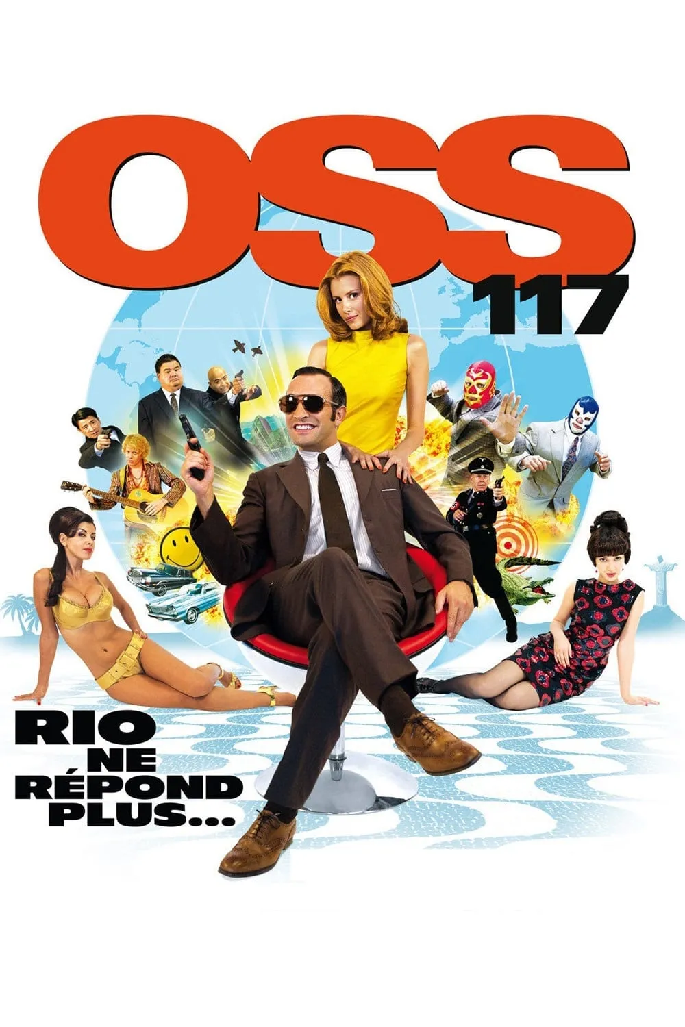 OSS 117: Rio ne répond plus poster