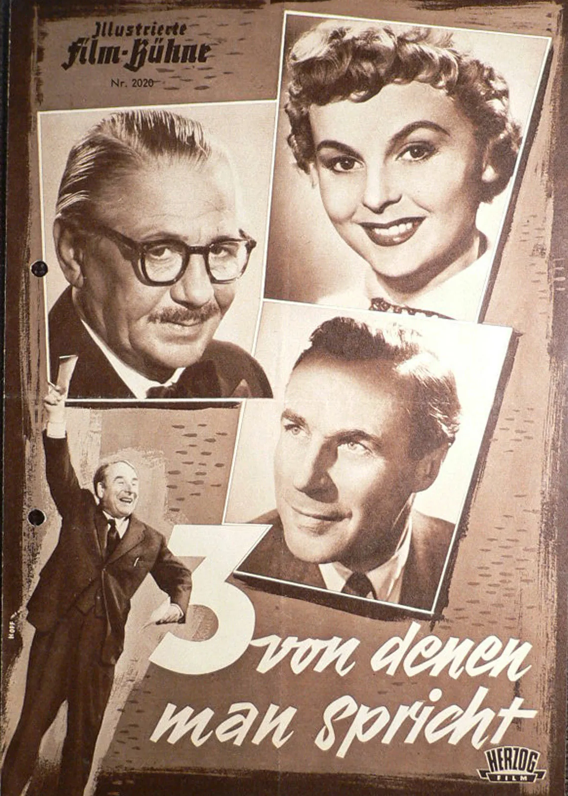 Drei, von denen man spricht poster