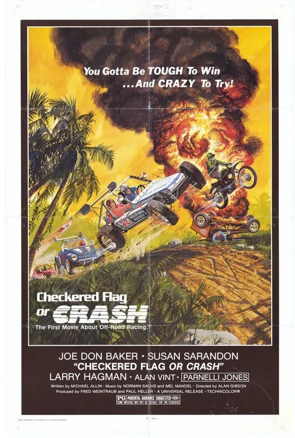Checkered Flag or Crash poster