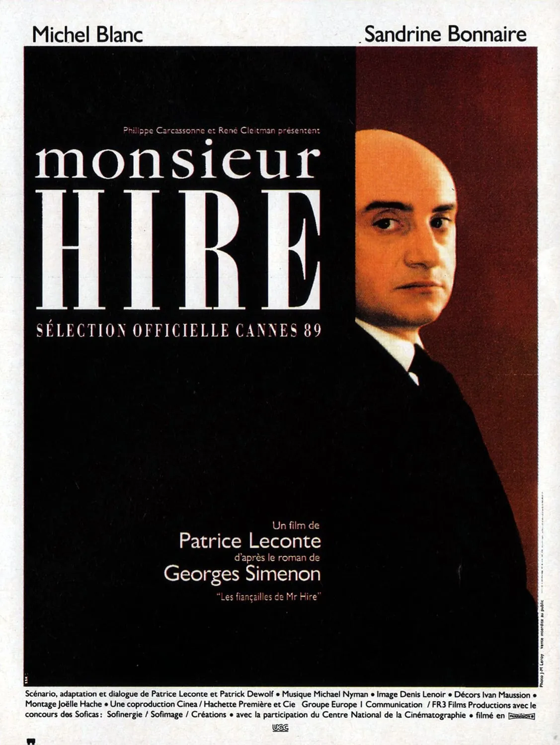 Monsieur Hire poster