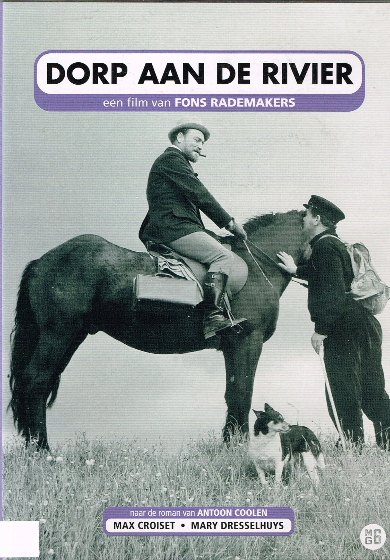 Dorp aan de rivier poster