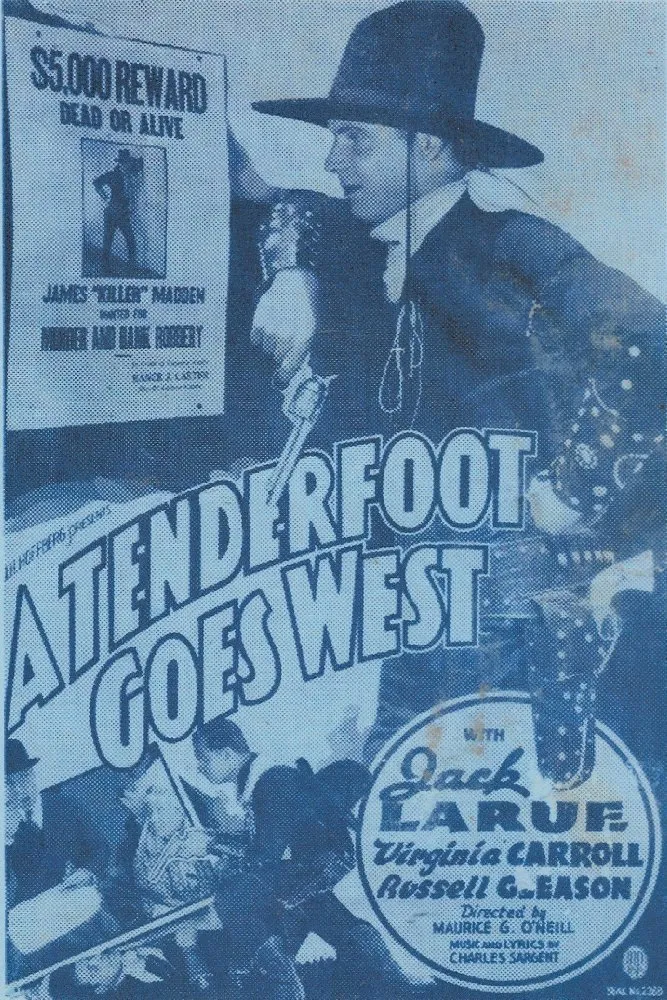 A Tenderfoot Goes West poster