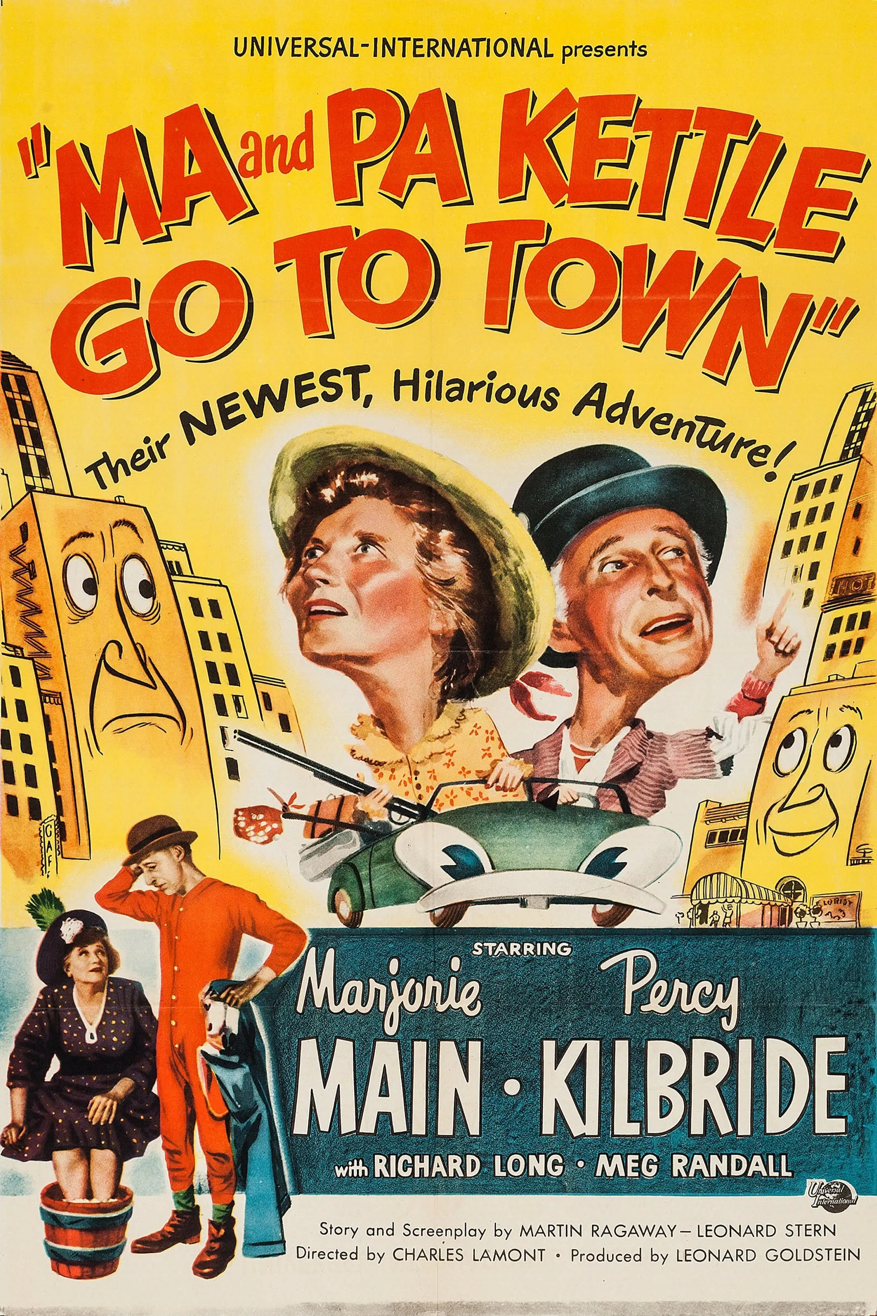 Ma and Pa Kettle Go to Town poster