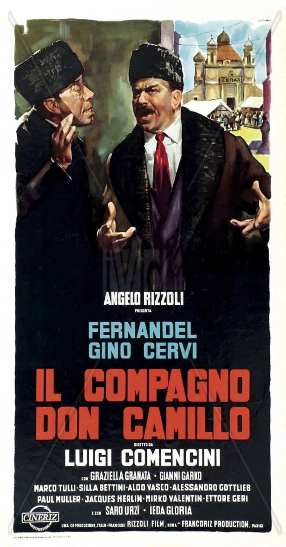 Il compagno Don Camillo poster