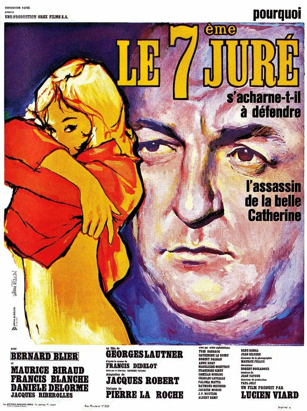 Le septième juré poster