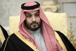 Kroonprins en premier van het Koninkrijk Saoedi-Arabië Mohammed bin Salman tijdens een ontmoeting met de Amerikaanse president Donald Trump