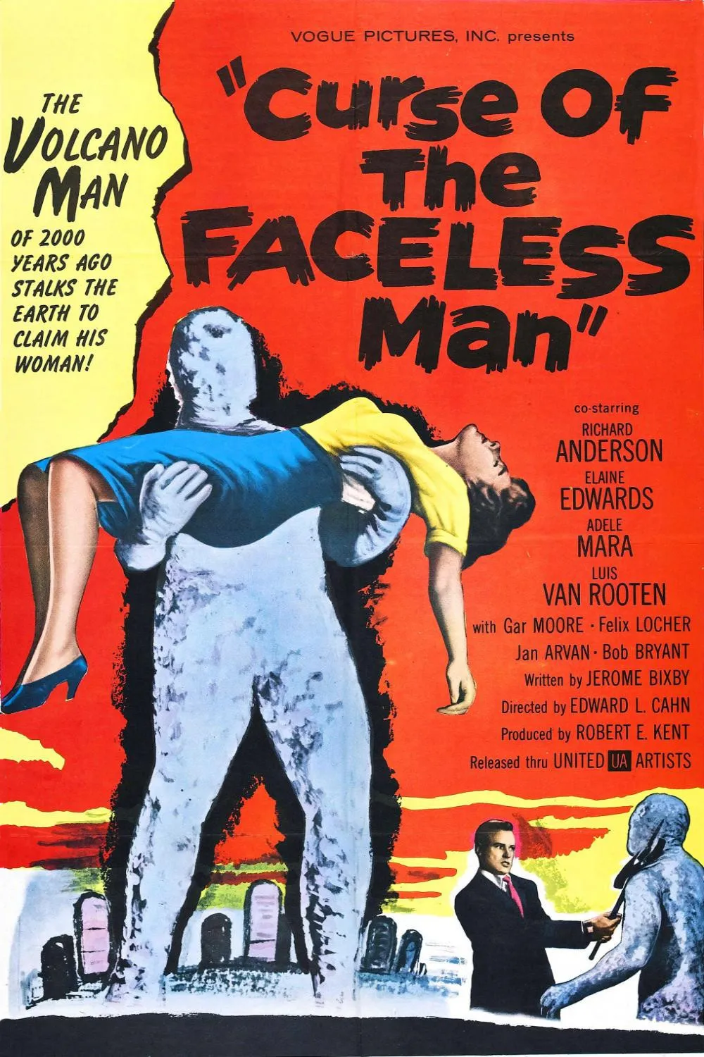 Curse of the Faceless Man poster