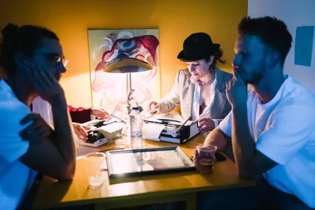 De Lettervlucht tijdens 10 jaar Koffie Leute @ Bar Bolsjewiek