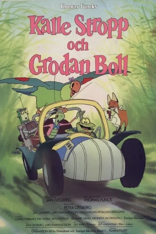 Kalle strop och grodan bol poster