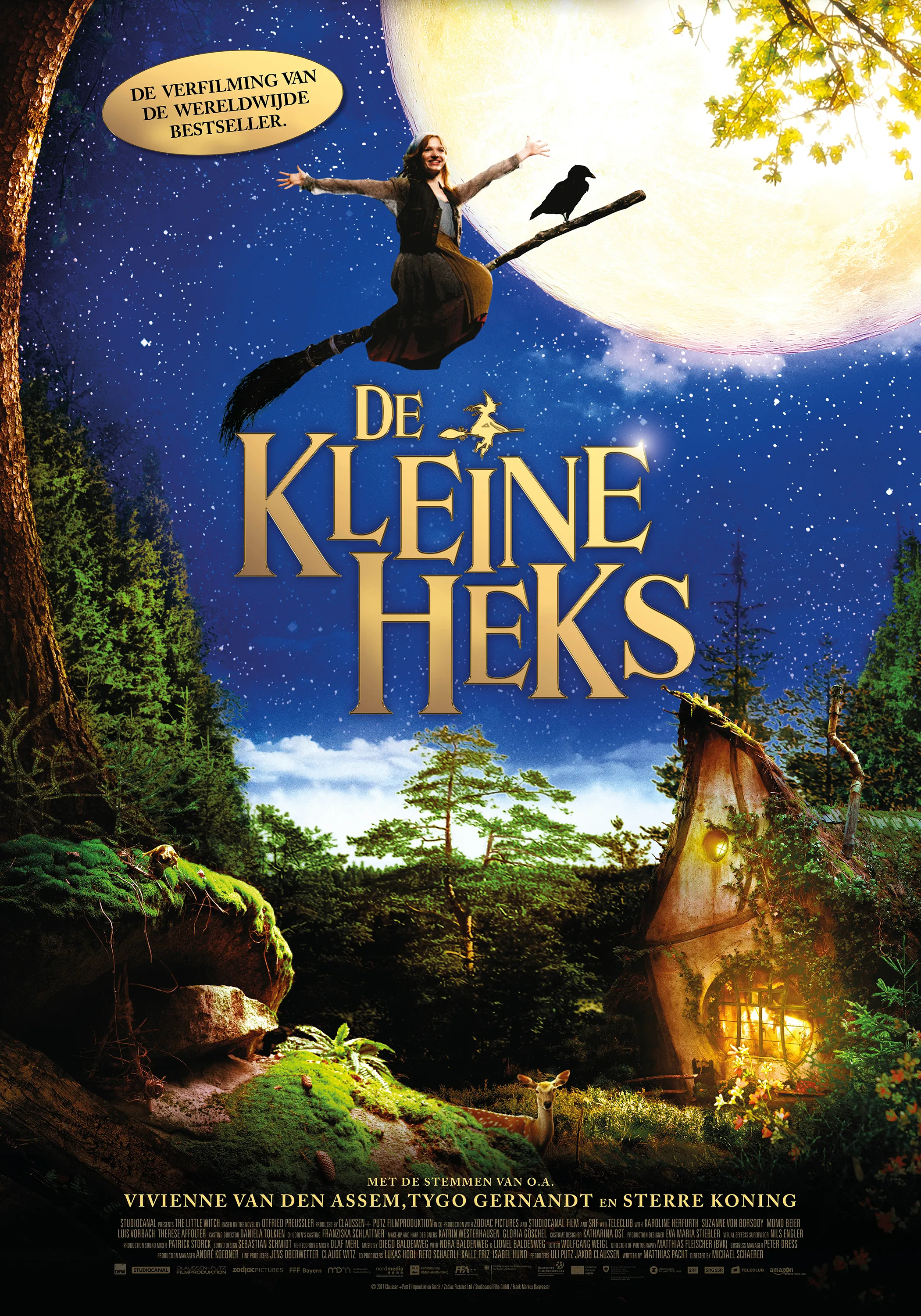 De kleine heks poster