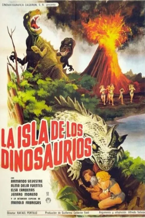 La isla de los dinosaurios poster