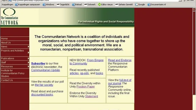Communitarian network