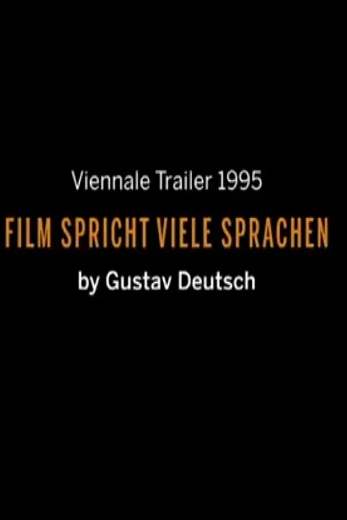 Film spricht viele Sprachen poster