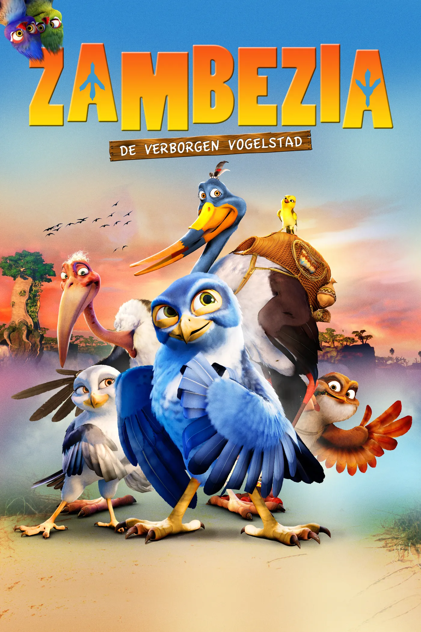 Zambezia: De verborgen vogelstad poster