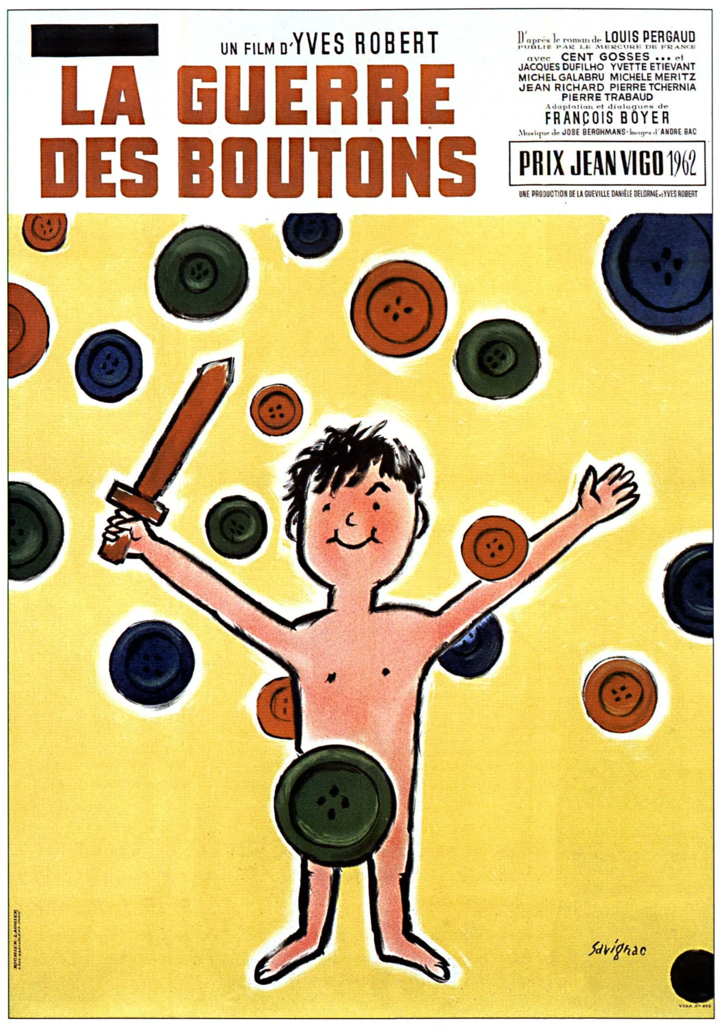 La guerre des boutons poster