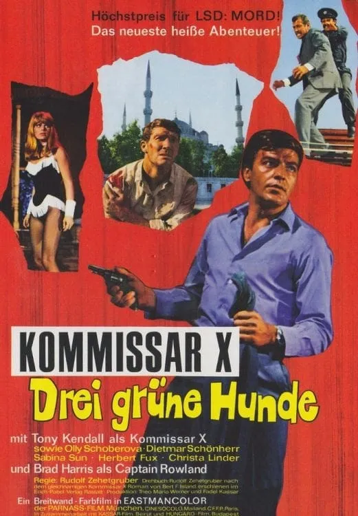 Kommissar X - Drei grüne Hunde poster